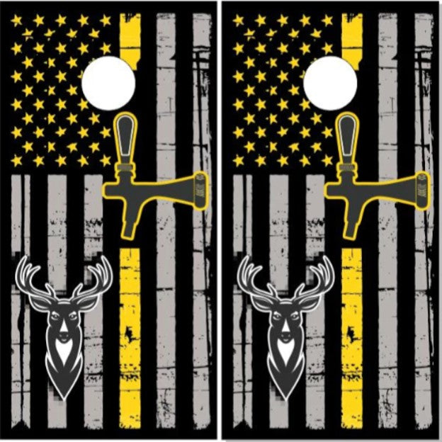 Buck Deer Flag on Tap