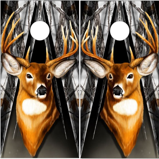 Deer Buck Head Camo Spikes