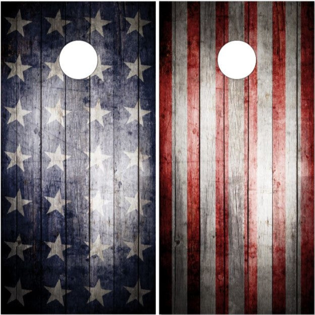 Stars and Bars Flag Wood